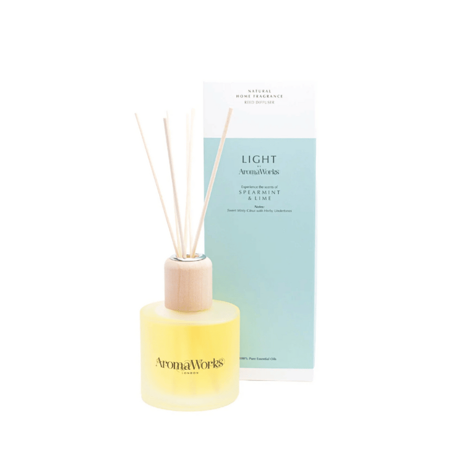 AromaWorks Light Range - Spearmint & Lime Reed Diffuser- Lillys Pharmacy and Health Store