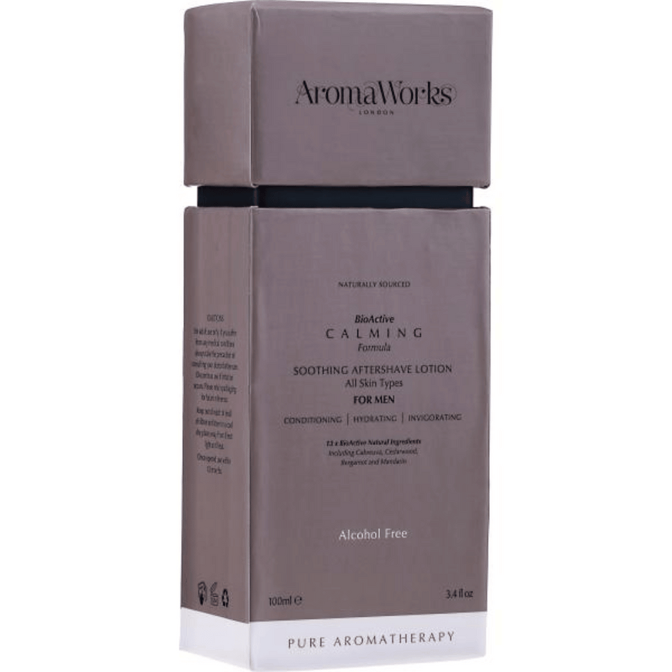 AromaWorks Mens Calming Aftershave Lotion 100ml- Lillys Pharmacy and Health Store