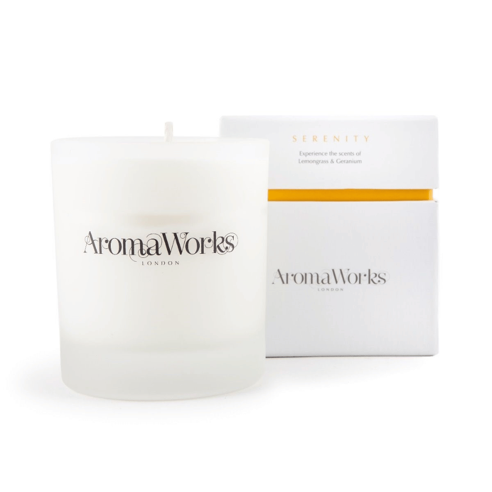 AromaWorks Serenity Candle 30cl Medium- Lillys Pharmacy and Health Store