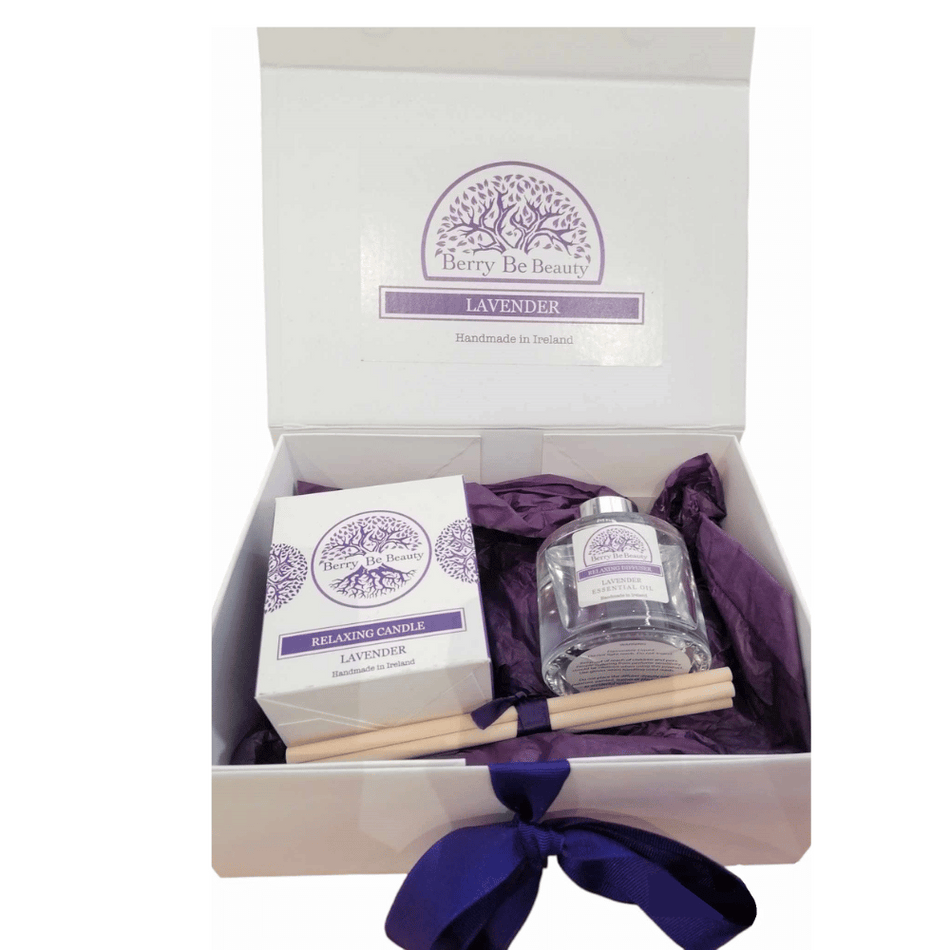 Berry Be Beauty Relaxing Essential Oil Candle & Reed Diffuser Aroma Gift Box- Lillys Pharmacy and Health Store