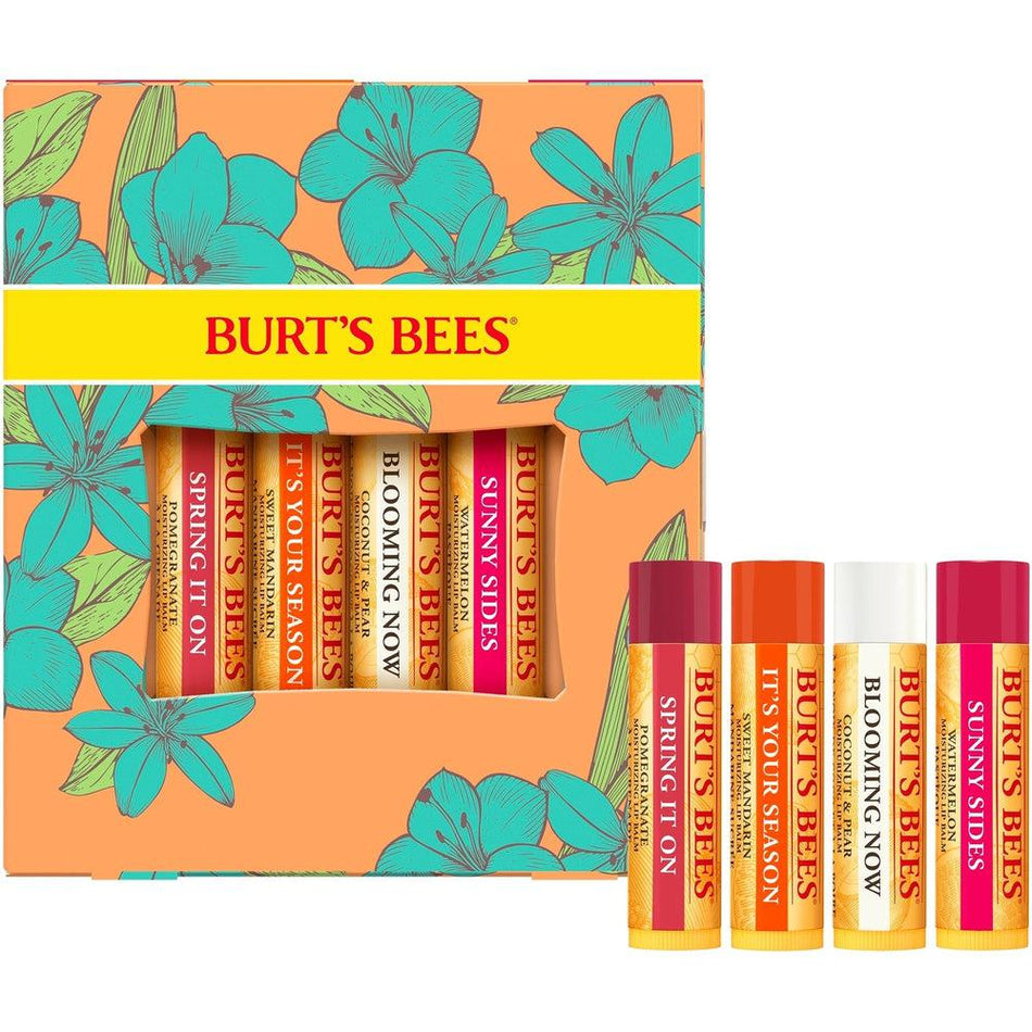 Burts Bees Just Picked Lip Balms 4 pack- Lillys Pharmacy and Health Store