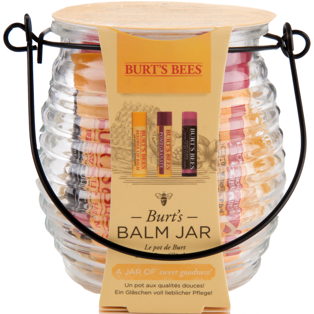 Burts Bees Lip Balms Honey Pot Jar- Lillys Pharmacy and Health Store