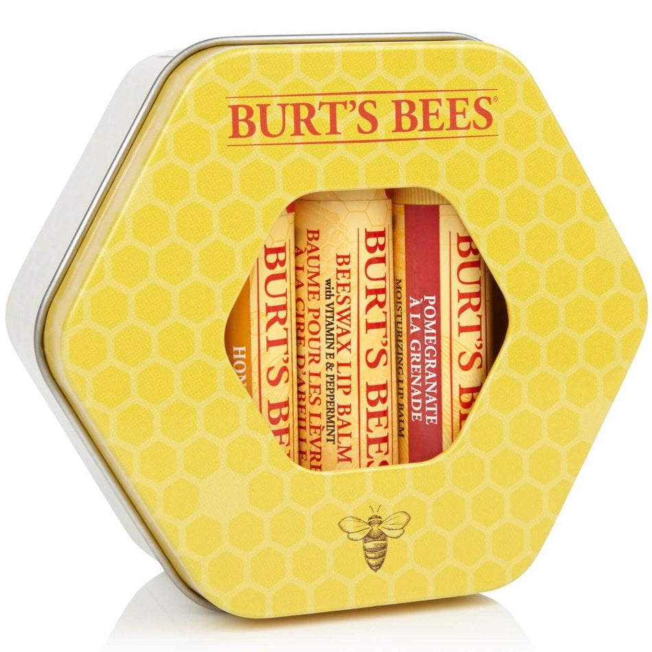 Burts Bees Lip Balms Trio Tin- Lillys Pharmacy and Health Store