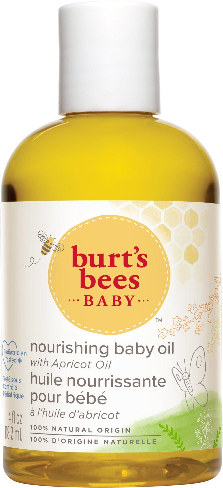 Burts Bees Nourishing Baby Oil 118ml- Lillys Pharmacy and Health Store