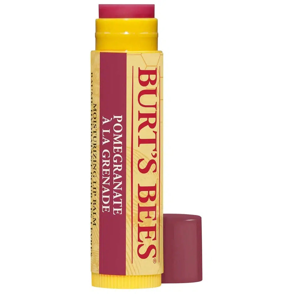 Burts Bees Pomegranate Lip Balm Tube 4.25g- Lillys Pharmacy and Health Store