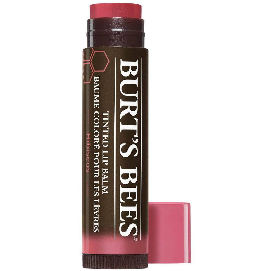 Burts Bees Tinted Lip Balm - Hibiscus 4.25g- Lillys Pharmacy and Health Store