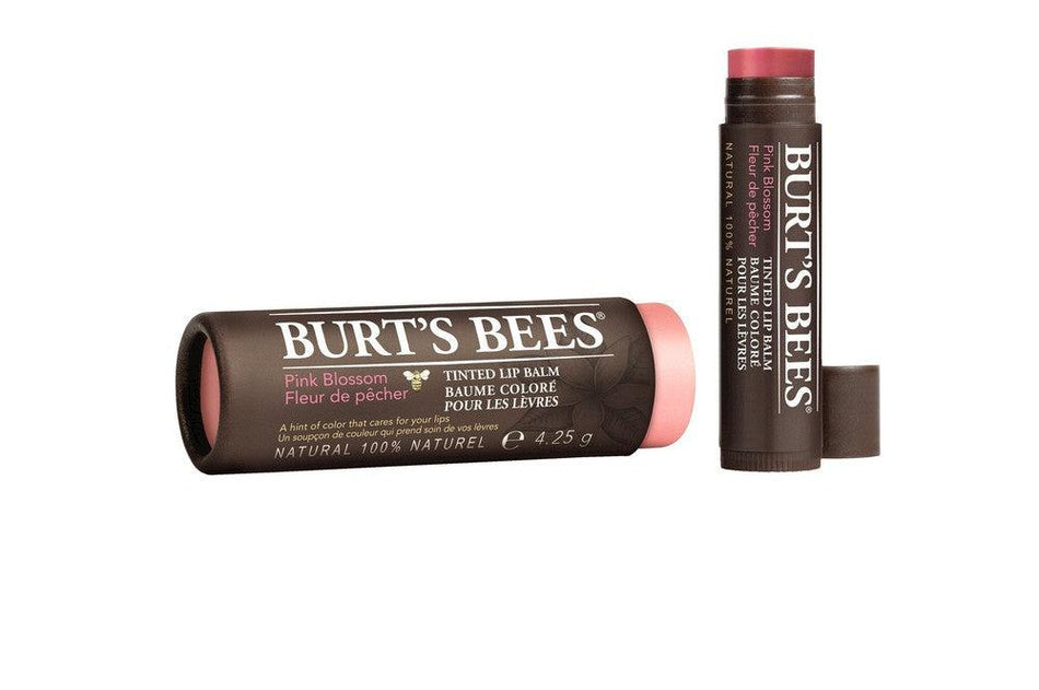 Burts Bees Tinted Lip Balm - Pink Blossom 4.25g- Lillys Pharmacy and Health Store