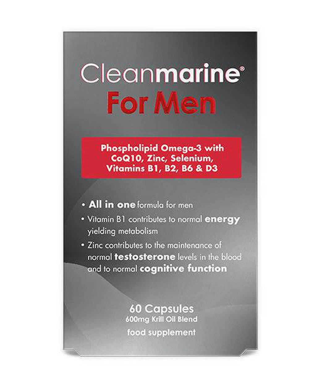 Cleanmarine For Men 60 Caps- Lillys Pharmacy and Health Store
