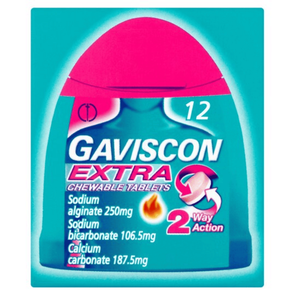 Gaviscon Extra Peppermint Handy Pack 12's- Lillys Pharmacy and Health Store