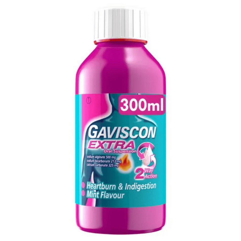 Gaviscon Extra Peppermint Liquid 300ml- Lillys Pharmacy and Health Store
