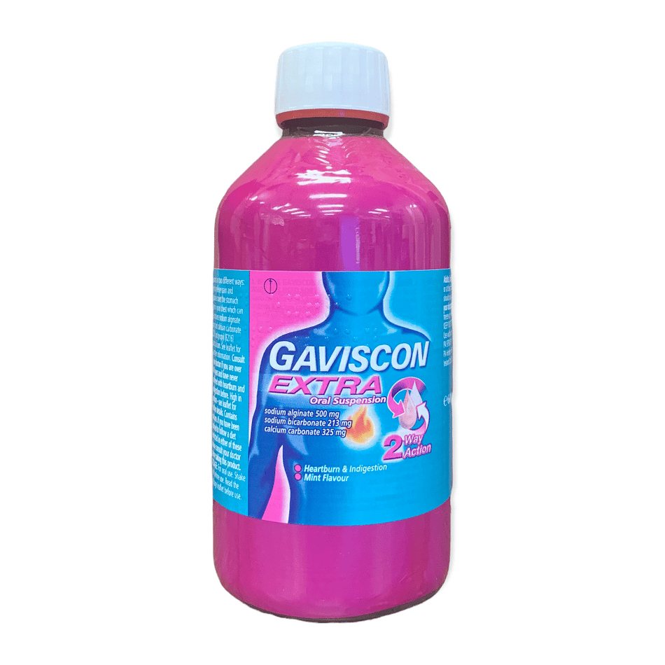 Gaviscon Extra Peppermint Liquid 600ml- Lillys Pharmacy and Health Store