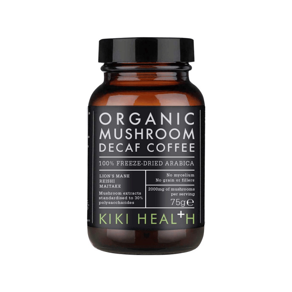 KIKI Mushroom Drinks Decaffeinated Mushroom Coffee 75g- Lillys Pharmacy and Health Store