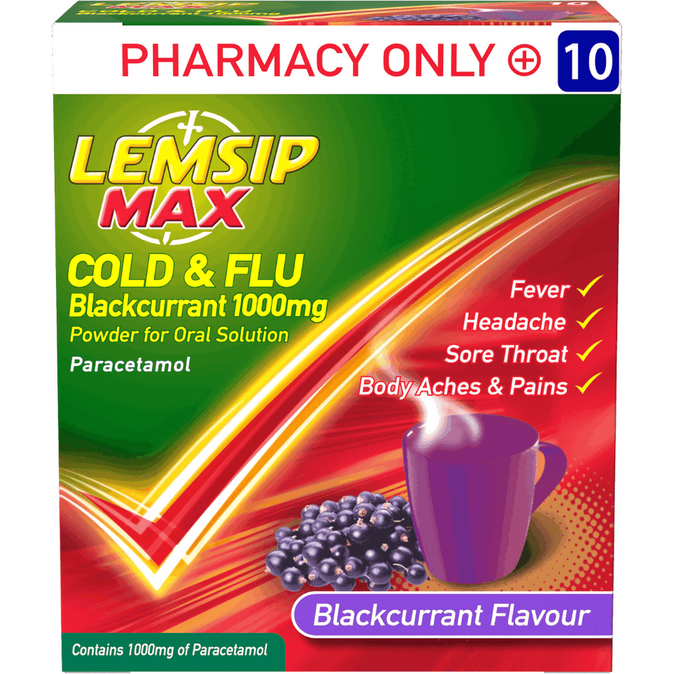 Lemsip Max Blackcurrant 10's- Lillys Pharmacy and Health Store