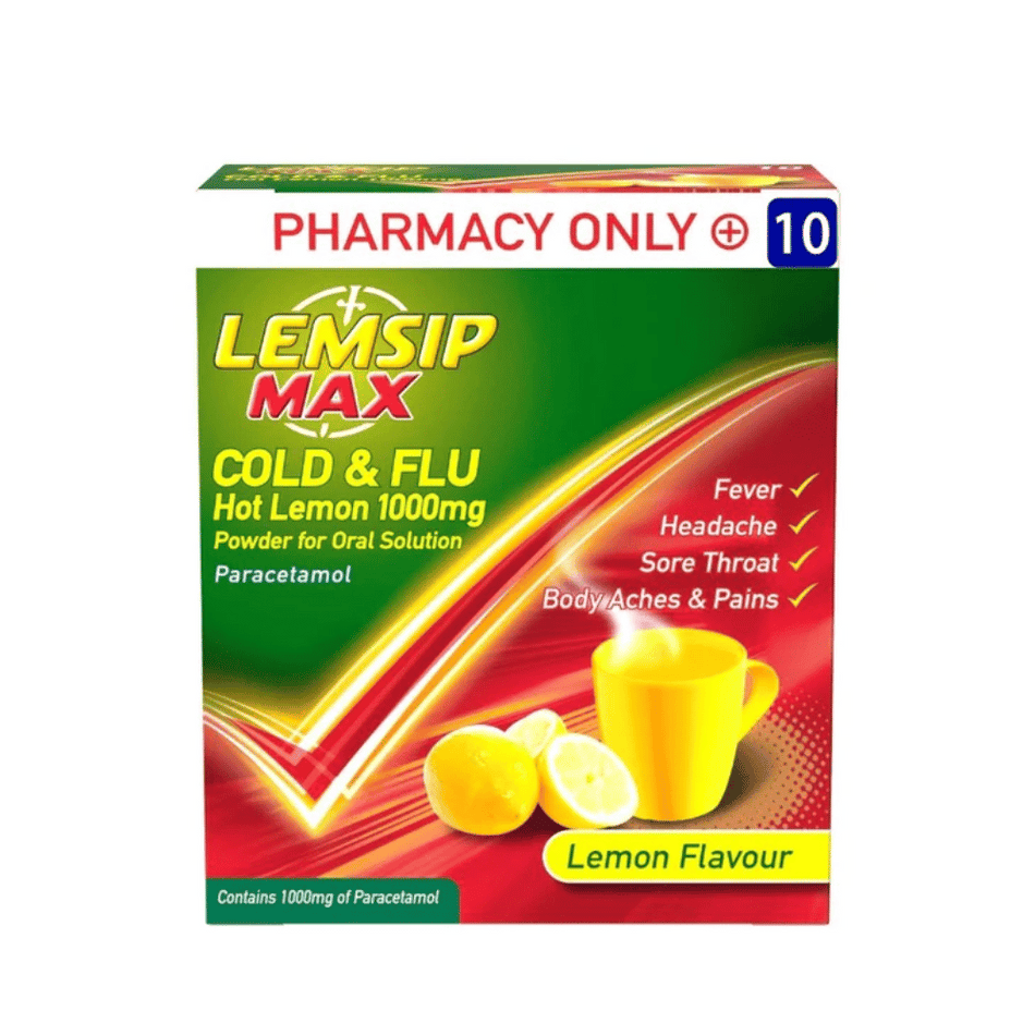 Lemsip Max Cough & Cold Lemon / 10's- Lillys Pharmacy and Health Store