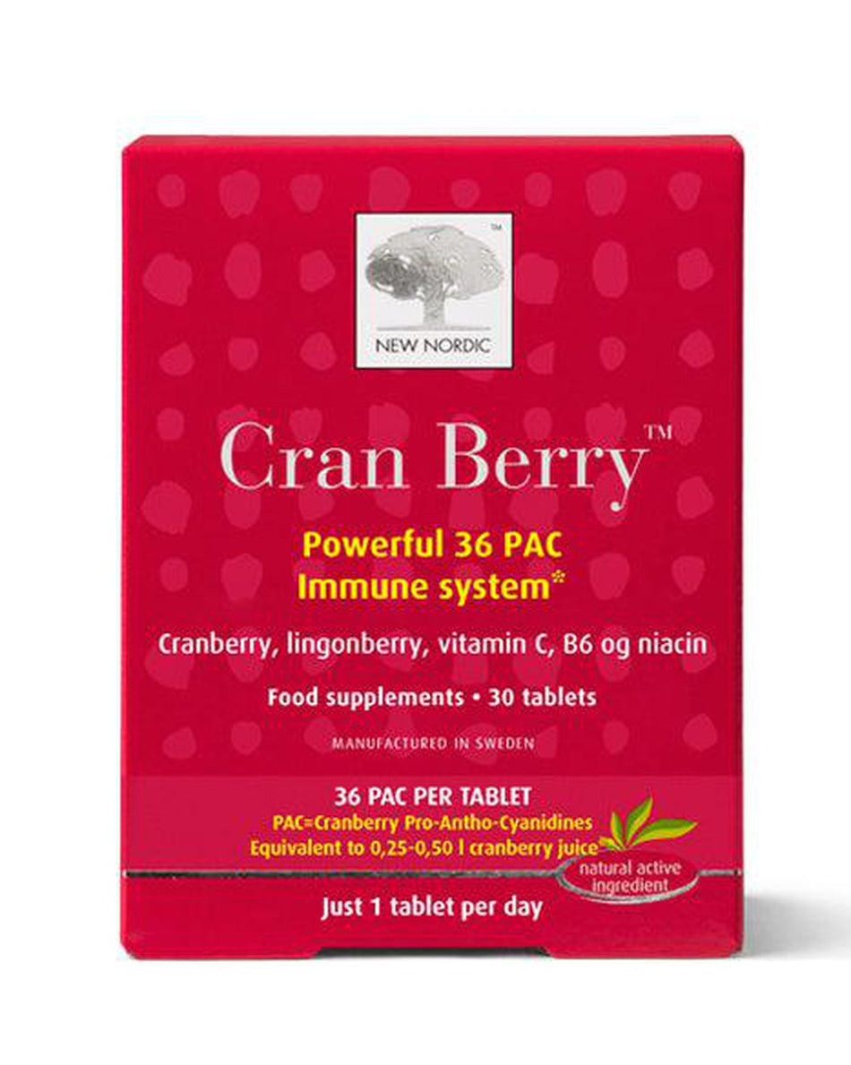 New Nordic Cran Berry 30 Tablets- Lillys Pharmacy and Health Store