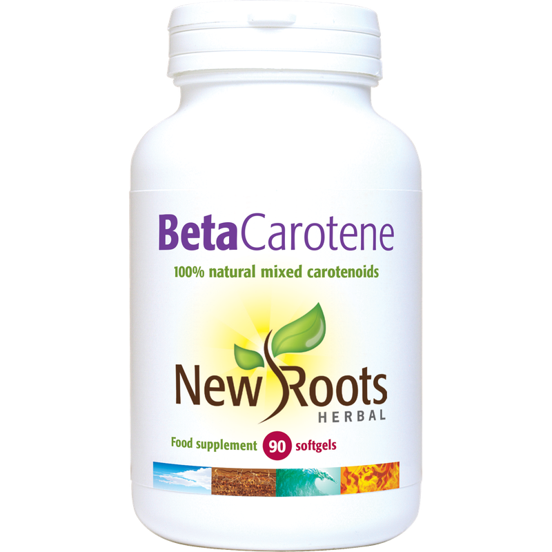 New Roots Beta-Carotene 90 Softgels- Lillys Pharmacy and Health Store