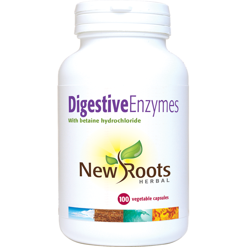 New Roots Digestive Enzymes 100 Capsules- Lillys Pharmacy and Health Store