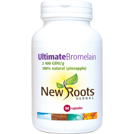 New Roots Ultimate Bromelain 2,400 500mg 90 Capsules- Lillys Pharmacy and Health Store
