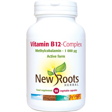 New Roots Vitamin B12 Complex 90 Capsules- Lillys Pharmacy and Health Store