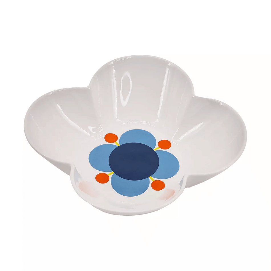 Orla Kiely Flower Shaped Serving Bowl - Atomic Flower Print- Lillys Pharmacy and Health Store