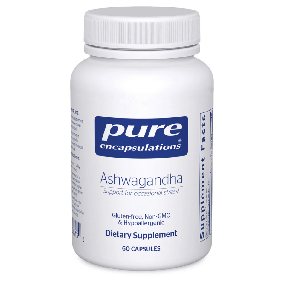 Pure Encapsulations Ashwagandha 60's- Lillys Pharmacy and Health Store