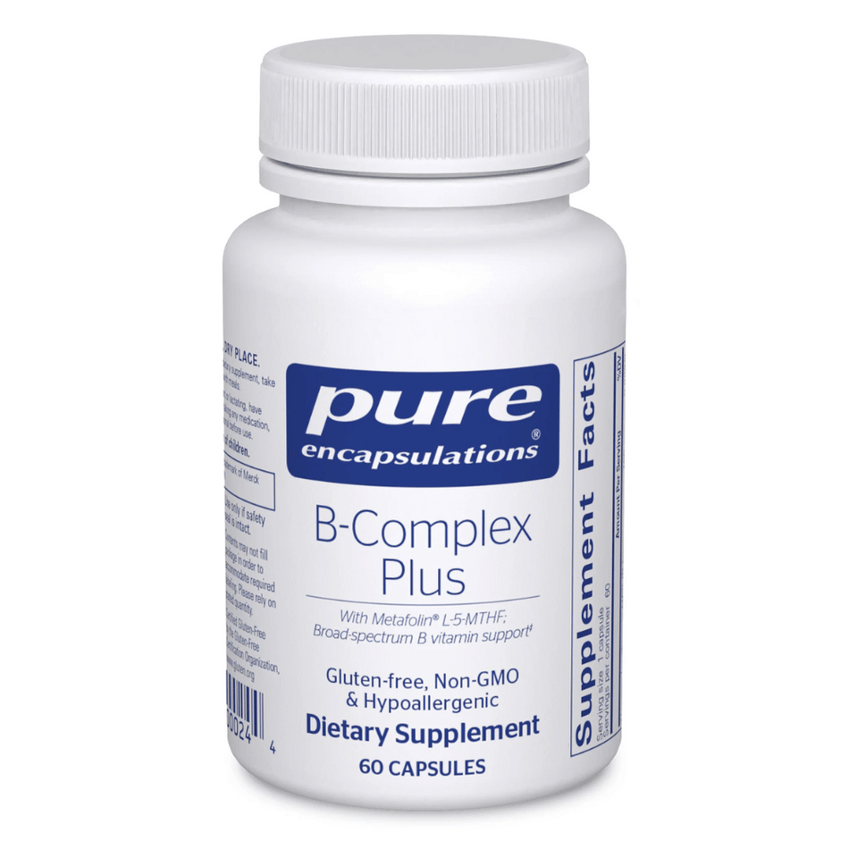 Pure Encapsulations B-Complex Plus 60's- Lillys Pharmacy and Health Store