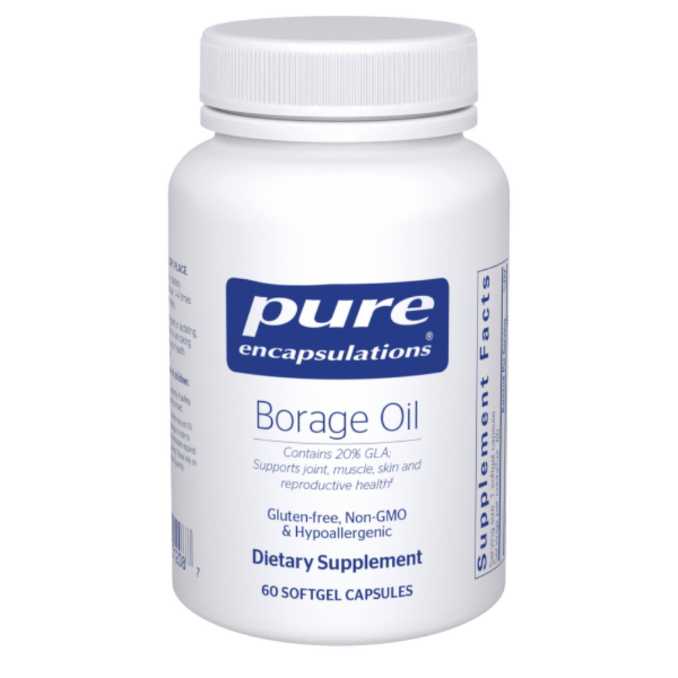 Pure Encapsulations Borage Oil 60's- Lillys Pharmacy and Health Store