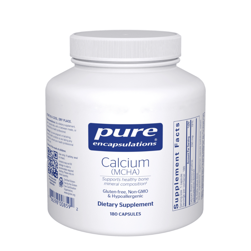 Pure Encapsulations Calcium (MCHA) 180's- Lillys Pharmacy and Health Store