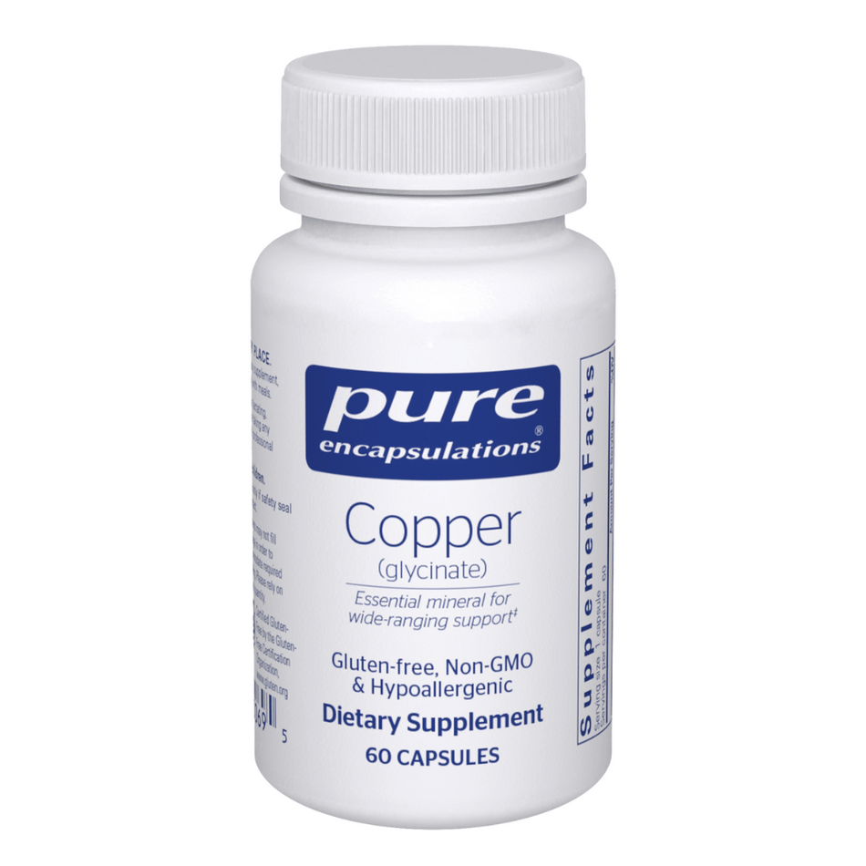 Pure Encapsulations Copper (glycinate) 60's- Lillys Pharmacy and Health Store