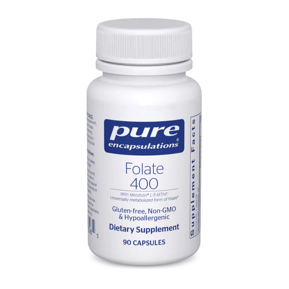 Pure Encapsulations Folate 400 90's- Lillys Pharmacy and Health Store