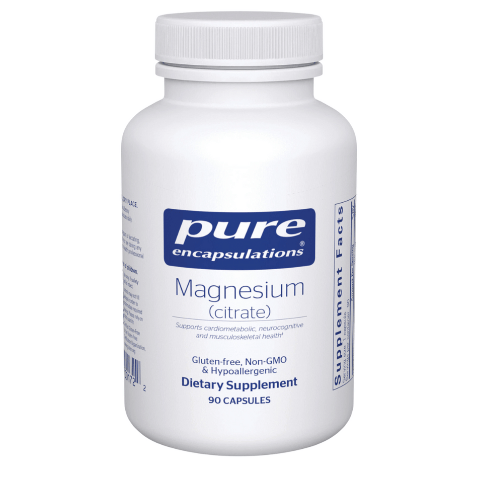 Pure Encapsulations Magnesium (Citrate) 90's- Lillys Pharmacy and Health Store