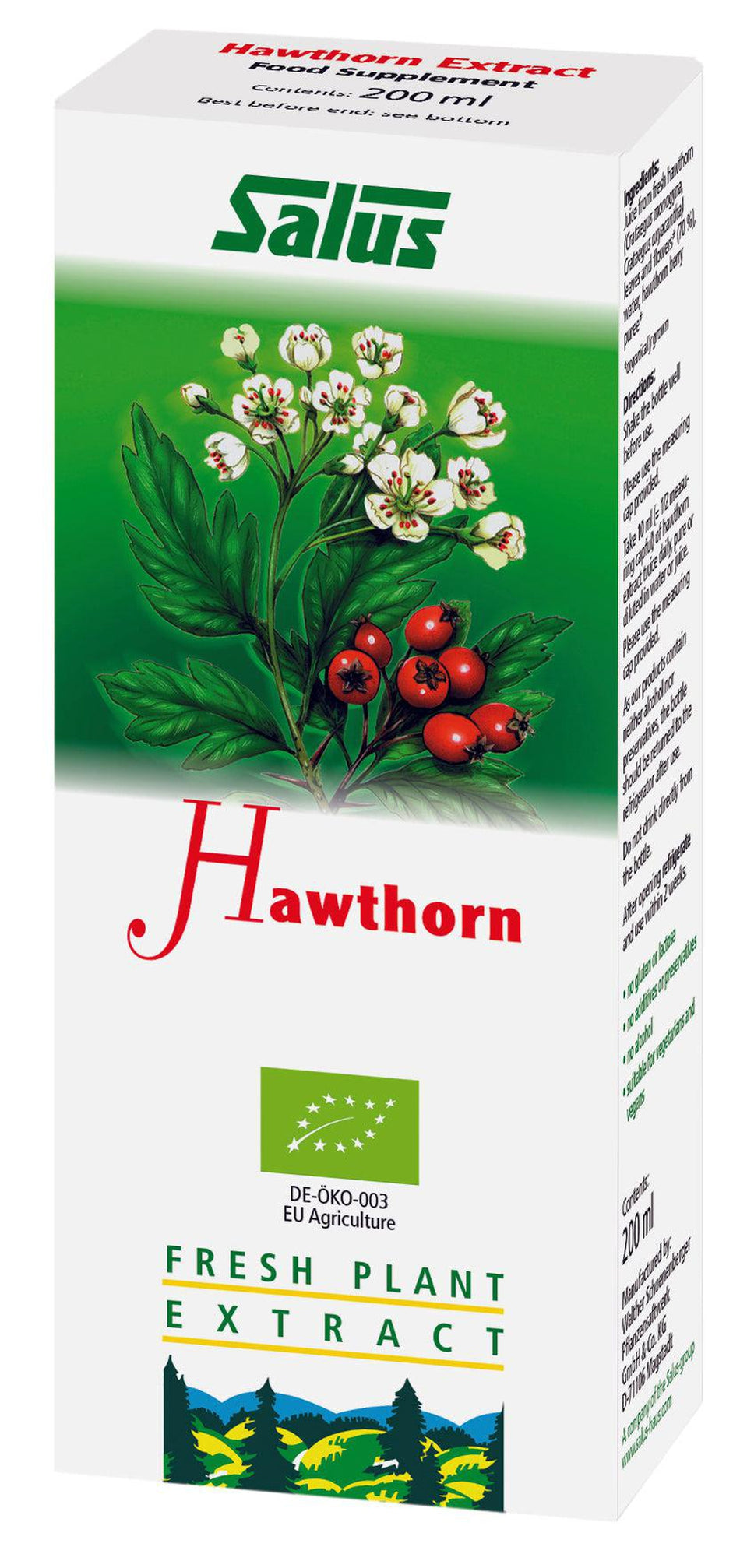Salus Haus Hawthorn Juice 200ml- Lillys Pharmacy and Health Store