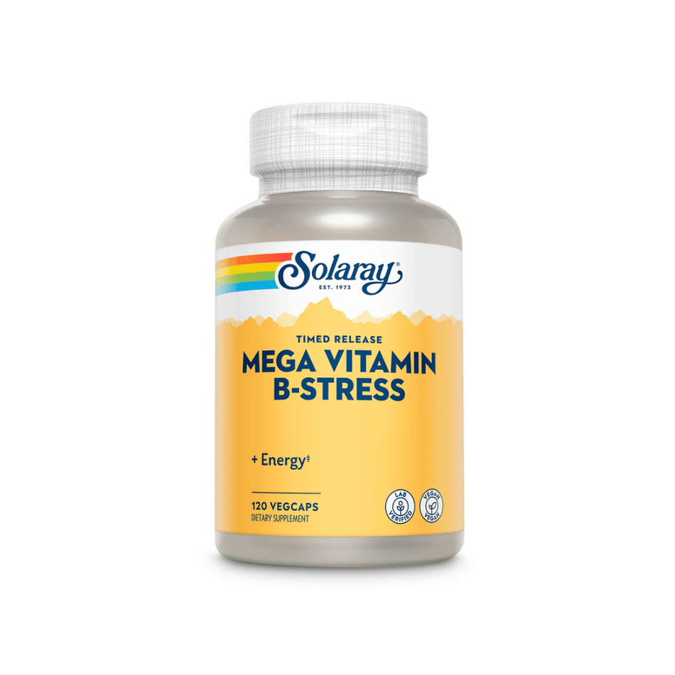 Solaray Mega Vitamin B-Stress 120Caps- Lillys Pharmacy and Health Store