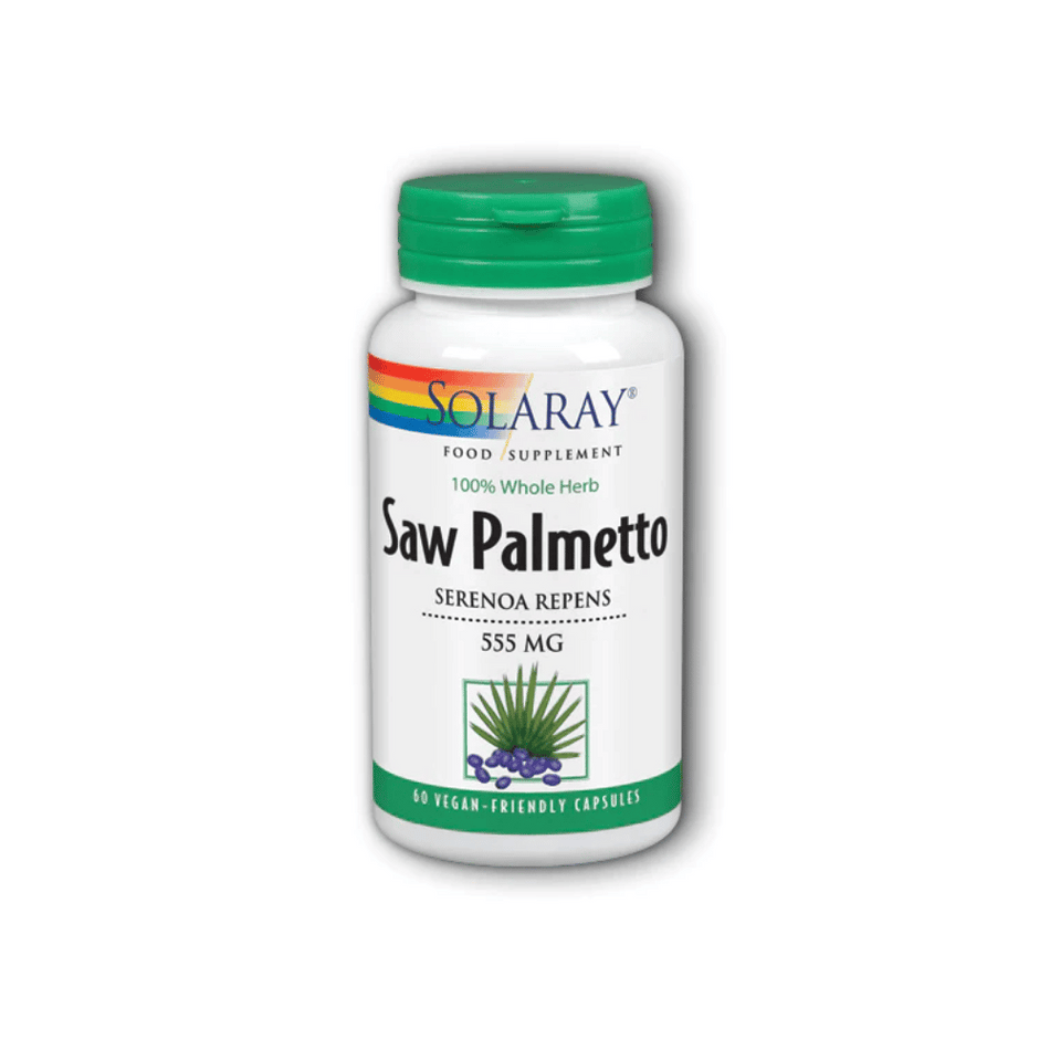 Solaray Saw Palmetto - 550mg 60Caps- Lillys Pharmacy and Health Store