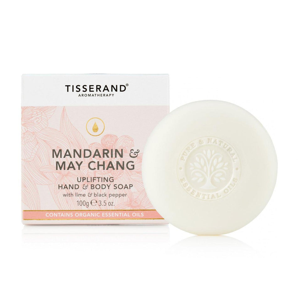 Tisserand Mandarin & May Chang Soap 100g- Lillys Pharmacy and Health Store
