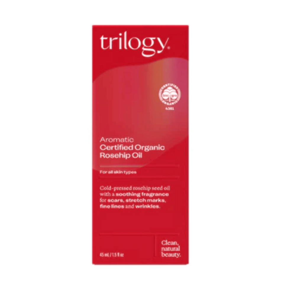 Trilogy Aromatic Certified Organic Rosehip Oil 45ml- Lillys Pharmacy and Health Store