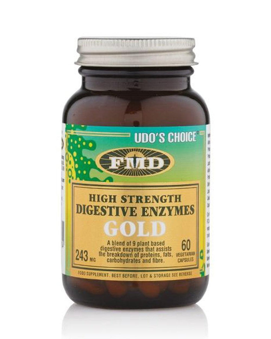 Udo's Choice Digestive Enzymes Gold 60 Caps- Lillys Pharmacy and Health Store