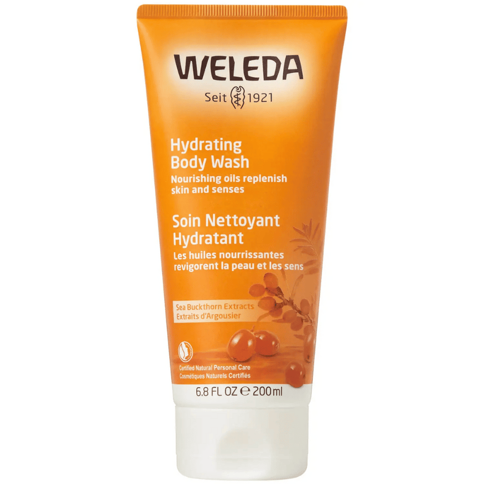 Weleda Sea Buckthorn Creamy Body Wash 200ml- Lillys Pharmacy and Health Store