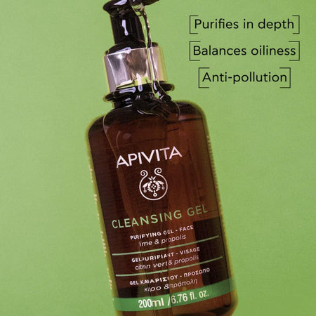 APIVITA Purifying Cleansing Gel Oily/Combination Skin 200ml
