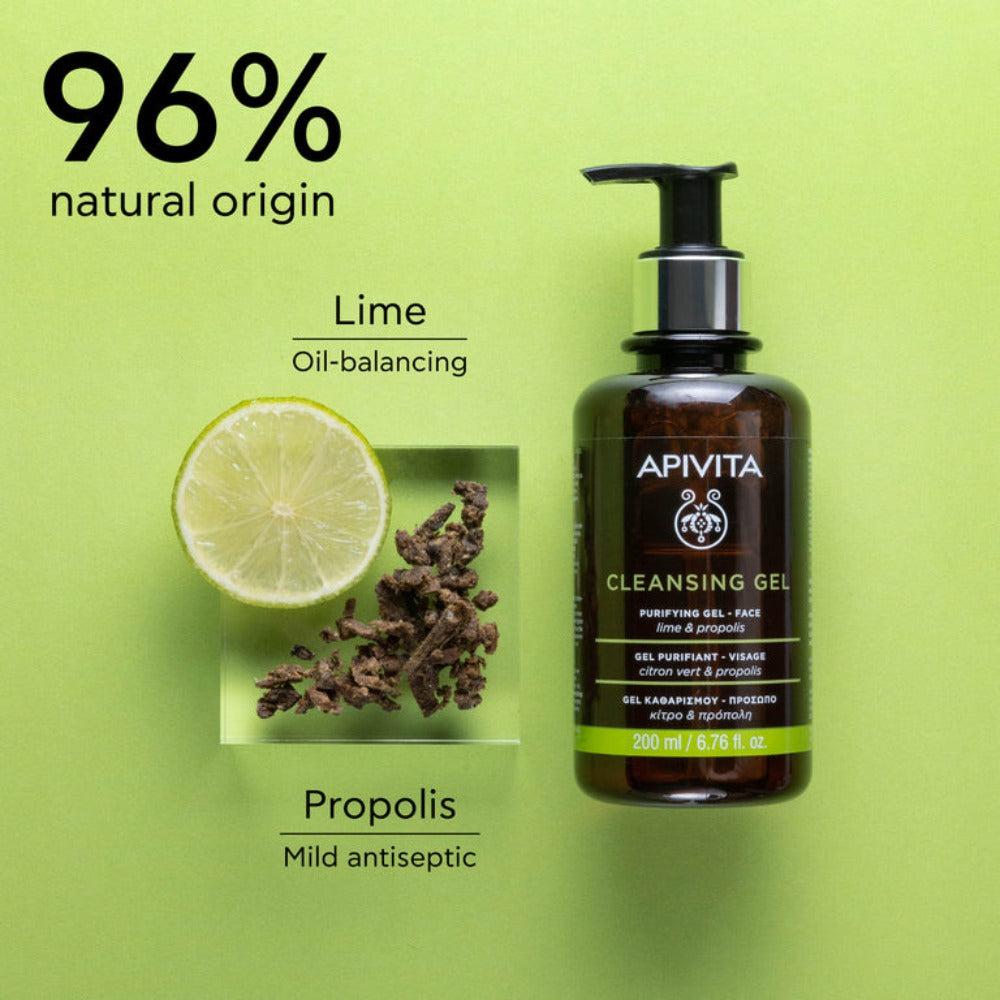 APIVITA Purifying Cleansing Gel Oily/Combination Skin 200ml