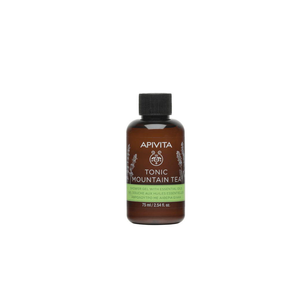 Apivita Mini Tonic Mountain Tea Shower Gel 75ml| | Lillys Pharmacy