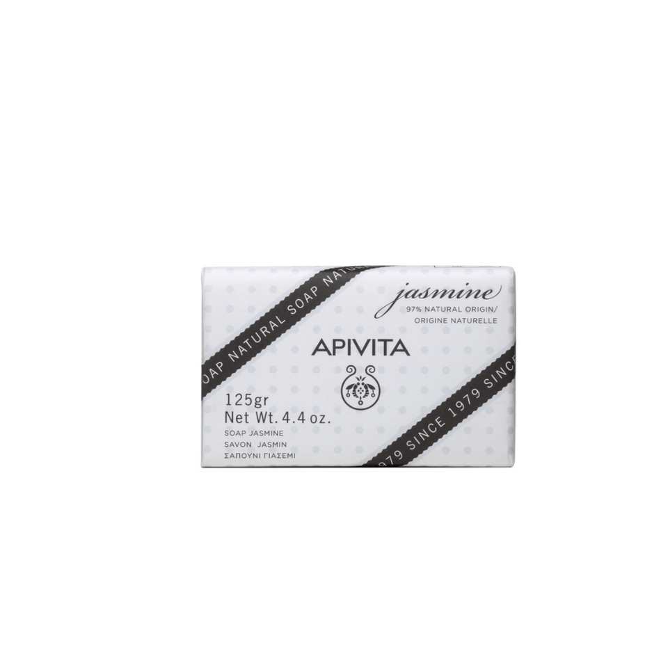 Apivita Natural Soap Jasmine 125G| | Lillys Pharmacy