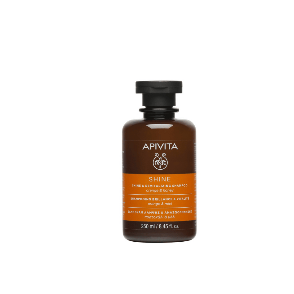 Apivita Shine & Revitalizing Shampoo With Orange & Honey 250ml| | Lillys Pharmacy