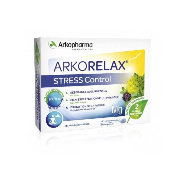 Arkopharma Arkorelax Stress Control 30 Tablets- Lillys Pharmacy and Health Store