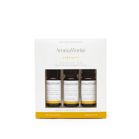 Aroma Works Serenity Wellbeing Trio 3 x 10ml products- Lillys Pharmacy and Health Store