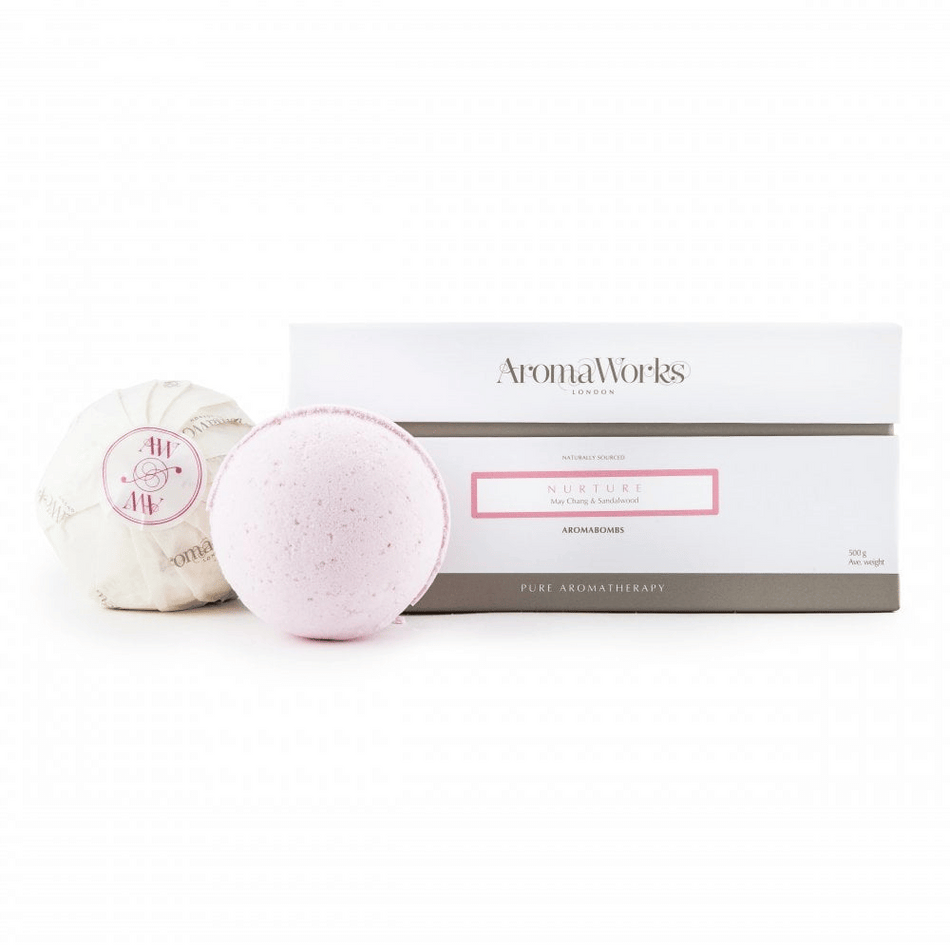 AromaWorks Nurture Aromabomb Duo Bath Bombs - Box of 2- Lillys Pharmacy and Health Store