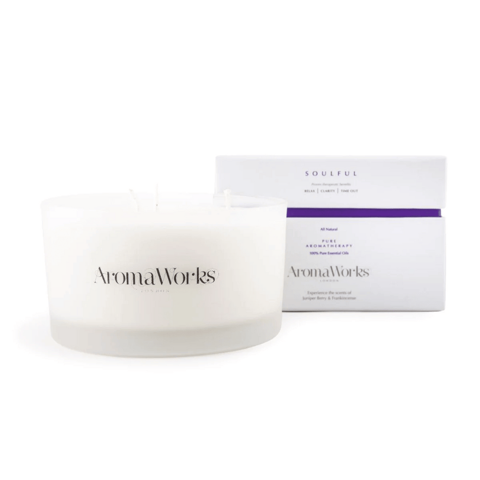 AromaWorks Soulful Candle 3-wick Large- Lillys Pharmacy and Health Store