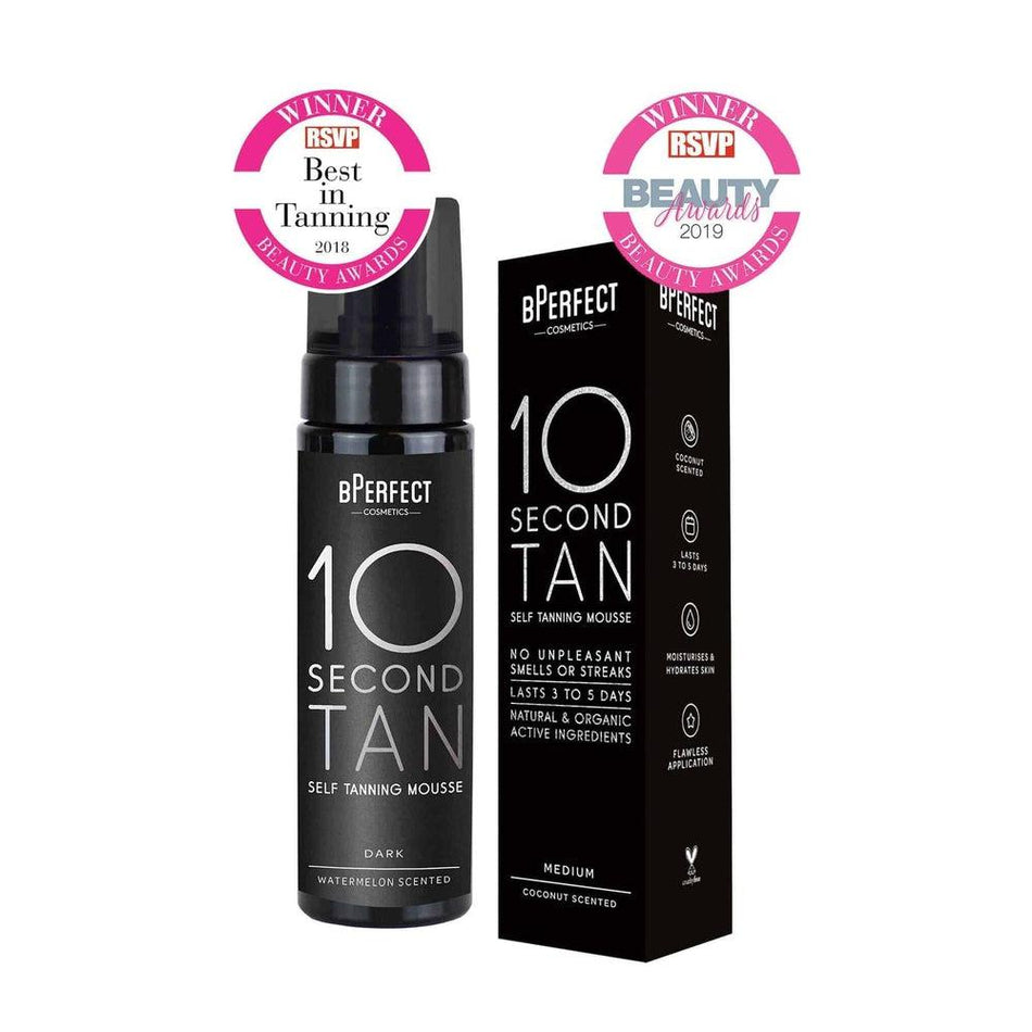 B Perfect 10 Second Tan Coconut Mousse 200ml- Lillys Pharmacy and Health Store