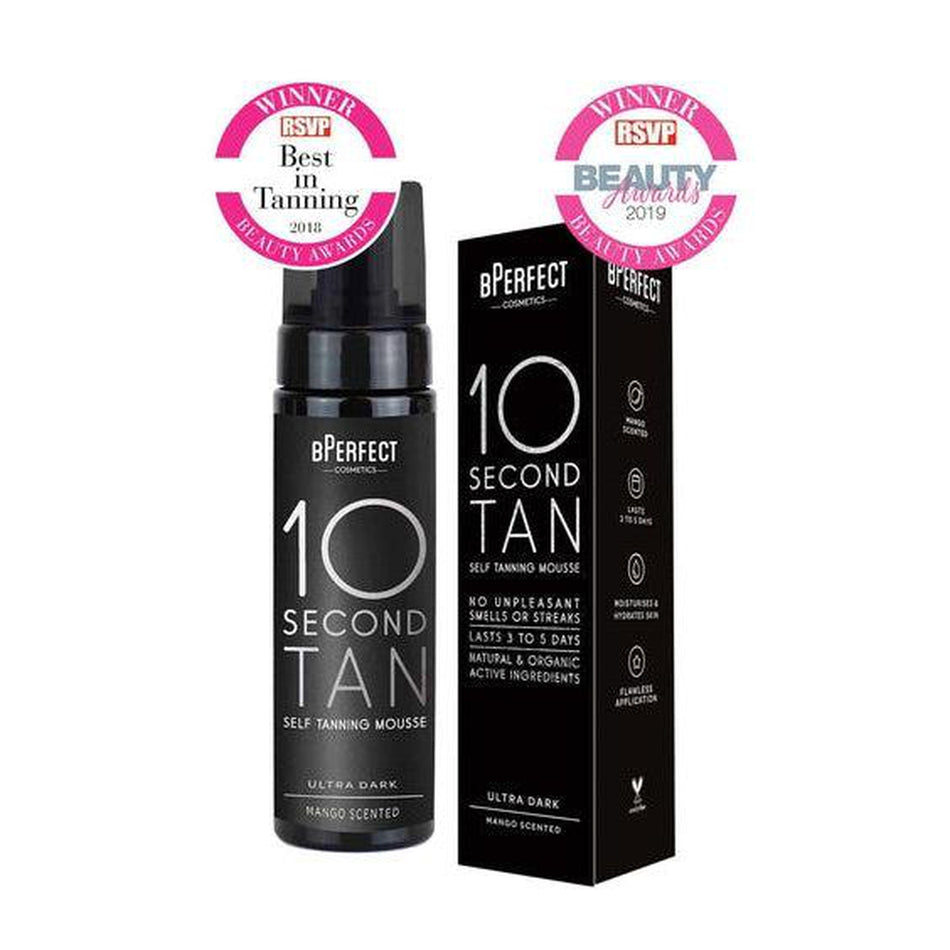 B Perfect 10 Second Tan Mango Extra Dark Mousse 200ml- Lillys Pharmacy and Health Store