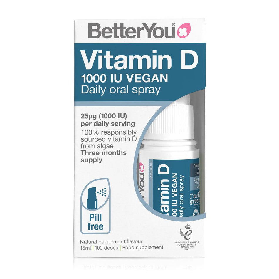 Better You D Lux 1000iu Vegan Oral Spray 15ml